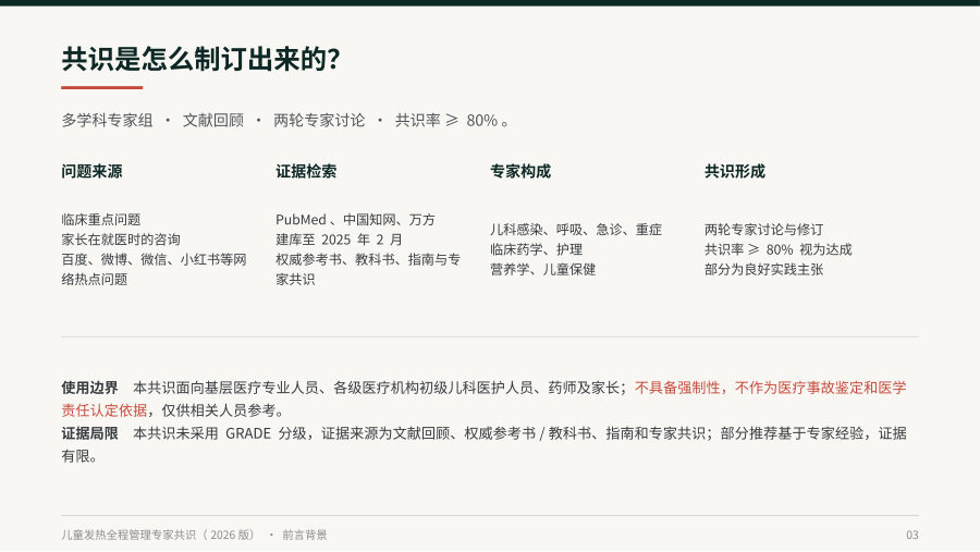 儿童发热全程管理专家共识（2026版） 第 3 页