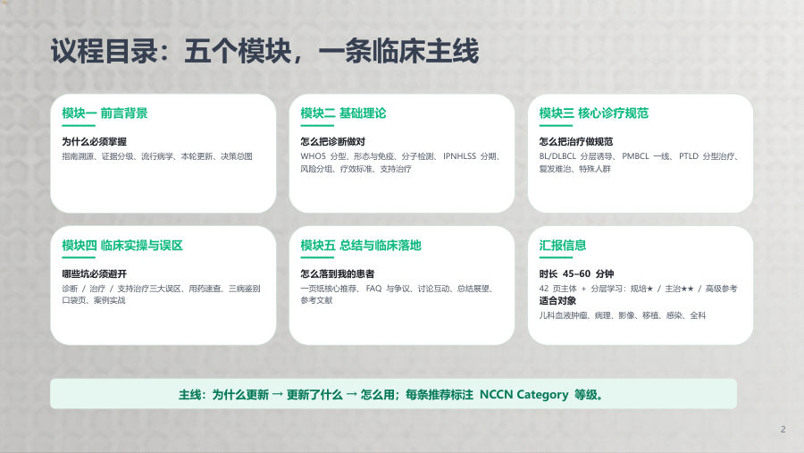 NCCN2026V1儿童侵袭性成熟B细胞淋巴瘤指南解读 第 2 页