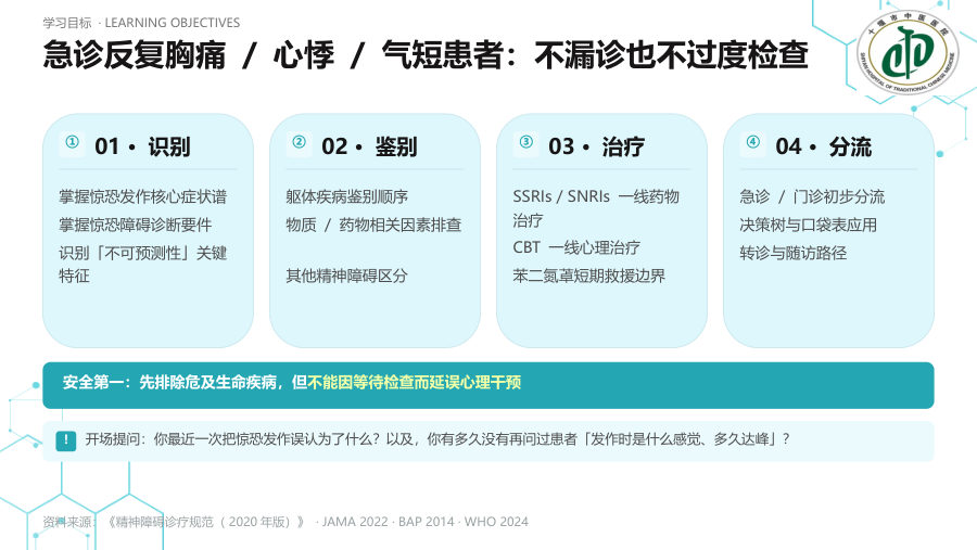 惊恐障碍概念、临床表现、鉴别与治疗 第 2 页