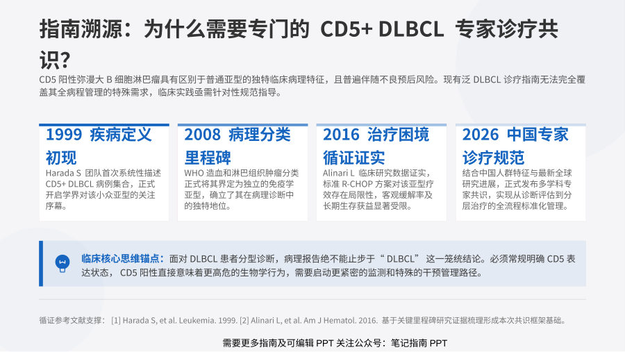 CD5阳性弥漫大B细胞淋巴瘤诊疗共识解读 第 2 页
