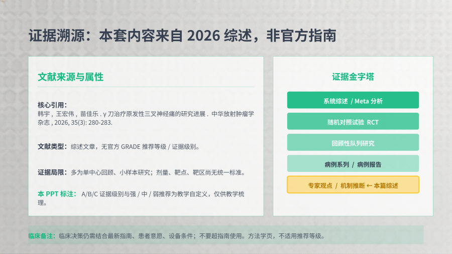 γ刀治疗原发性三叉神经痛的研究进展（2026）深度解读 第 3 页