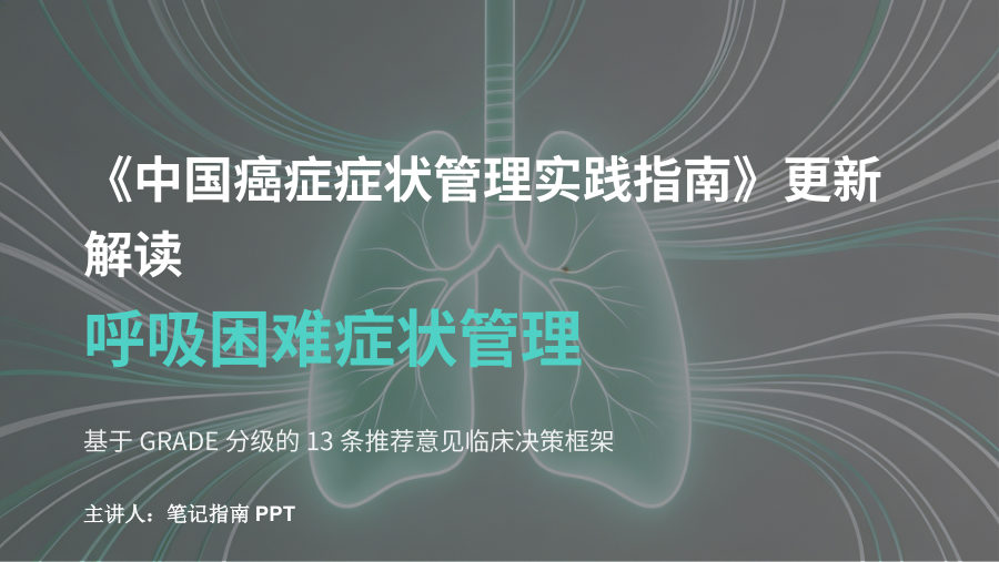 《中国癌症症状管理实践指南》更新解读 第 1 页