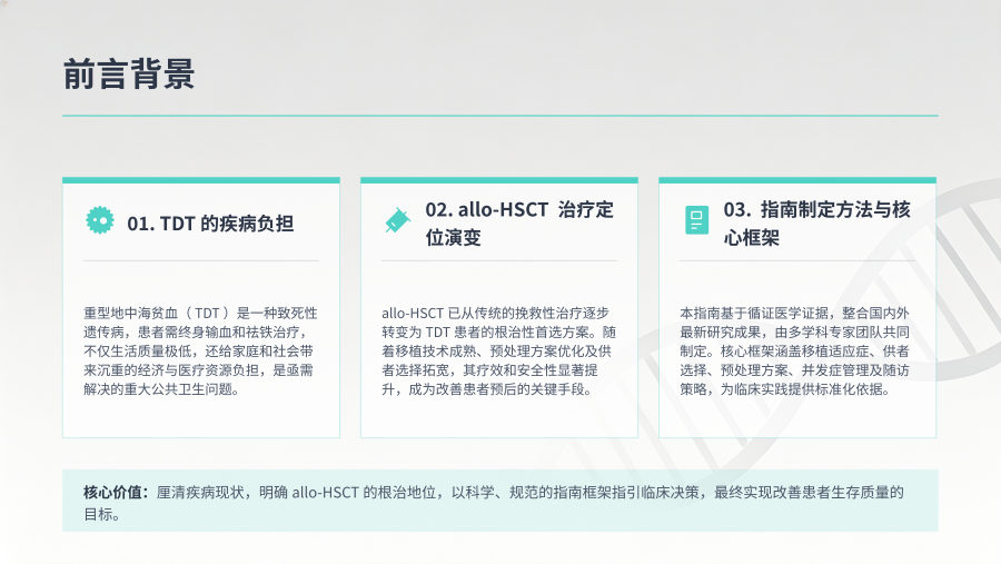 中国输血依赖型地中海贫血异基因造血干细胞移植治疗指南（2026年）解读 第 2 页